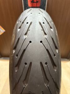 中古MCタイヤ MICHELIN 2CT+ ROAD5 160/60ZR17 ミシュラン ロード5 160 60 17 3019 A3508