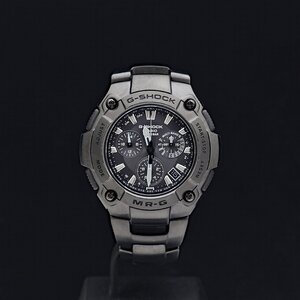 １円～ 良品 CASIO カシオ G-SHOCK MRG-7500BJ-1AJF チタン・ブラックIP メンズ 電波ソーラー 定価18.9万