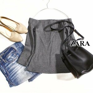 美品 ザラ ZARA 可愛いオフショルダー ストレッチ カットソー S 春 合服 24C09