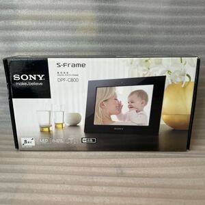 未使用品 SONY ソニー LED デジタルフォトフレーム S-Frame DPF-C800 海外モデル インテリア 家族写真 結婚式 ペット 犬 猫 アルバム 新品