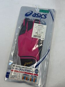 ☆4179☆未使用☆asics パークゴルフ ハイパーグリップグロープ レディース Lサイズ/両手用/