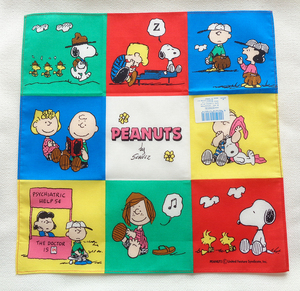 スヌーピー　ハンカチ　【1】　SNOOPY　PEANUTS　昭和レトロ