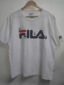 一点物!! FILA x POPEYE フィラ ポパイ コラボ プリントＴシャツ サイズ L