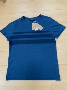 美品 A.P.C アーペーセー ライン Tシャツ　L