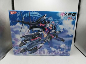 【HW19-82】【140サイズ】未組立/アオシマ No.MC-07 ヴァリアブルファイターガールズ マクロスF VF-25G スーパーメサイア クラン・クラン