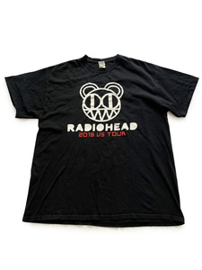 レア！【RADIO HEAD】2018年USツアーTEE XL ロック Tシャツ ★ ST LT MOGWAI 古着 レディオヘッド トムヨーク バンドTシャツ フォトT