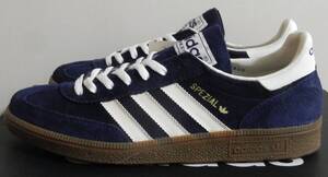 ほぼ新品 リトアニア製 ハンドボール スペシャル 1996年製 JP28.0cm 紺 adidas handball spezial special 1990s vintage ネイビー