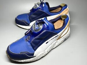 【即決】Alexander McQUEEN × PUMA 24cm メンズ プーマ × アレキサンダーマックイーン コラボ スニーカー 青 厚底 レディース 25cm