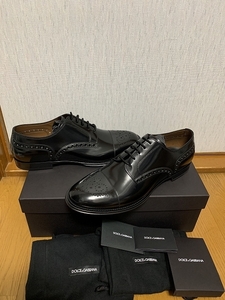 28 新品 21ss DOLCE&GABBANA レザー ダービーシューズ ドルチェ&ガッバーナ