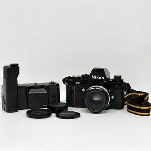 1円~【動作未確認】ニコン Nikon F3 HP NIKKOR 50mm 1:1.8 一眼レフ フィルムカメラ 単焦点レンズ モータードライブ 等 付属品有 J150585