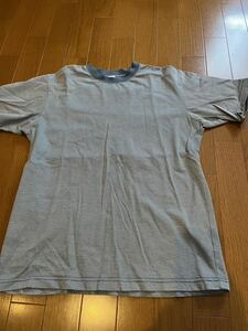 タケオキクチ　メンズ　ショートスリーブ　半袖Tシャツ グレー 系　身丈６４センチ　Ｌサイズ程度　中古品　Takeo Kikuchi