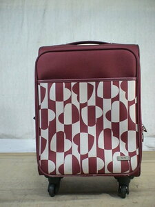 3125　SG-FC　赤×白　スーツケース　キャリケース　旅行用　ビジネストラベルバック