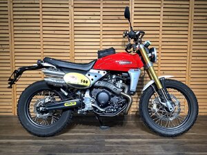 【実動】 現車確認可 キャバレロ スクランブラー500 車検残有 ローン可 Fantic 車体 500cc 動画有 三重発