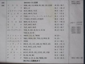 ●SK42651-2★ クラッチシリンダー ★ ソアラ MZ11 MZ12 セリカXX MA45 MA61 クラウン MS80 MS90 MS100 純正番号 04311-20050 04311-14010