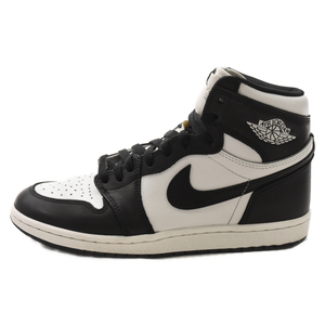 NIKE ナイキ AIR JORDAN 1 HI 85 BQ4422-001 エアジョーダン 1ハイ 85 ハイカットスニーカー US8/26cm ブラック/ホワイト