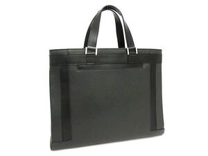 1円 ■極美品■ LOUIS VUITTON ルイヴィトン M31012 タイガ カスベックGM ハンドバッグ ビジネスバッグ メンズ ブラック系 FH4316