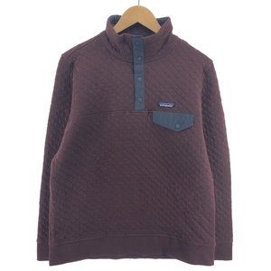 古着 17年製 パタゴニア Patagonia ORGANIC COTTON オーガニックコットン 25281FA17 キルティングジャケット レディースL /eaa397898