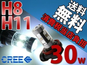 ワゴンR/レクサス/フォグLED/H8/H11/送料無料30w/CREE