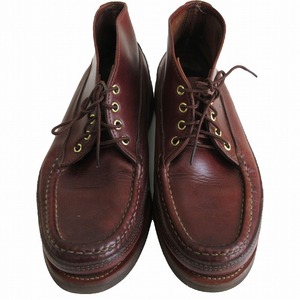 Russell Moccasin ラッセルモカシン Sporting Clays Chukka スポーティングクレーチャッカ レザーミッドソール サイズ9 メンズ