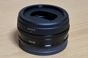 SONY E 20mm F2.8 SEL20F28 未使用　プロテクター付 単焦点レンズ Eマウント