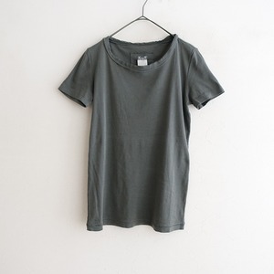 クリステンセンドゥノルド kristensen du nord *半袖コットンカットソー*2綿天竺グレーTシャツプルオーバー(25-2408-259)【80I42】