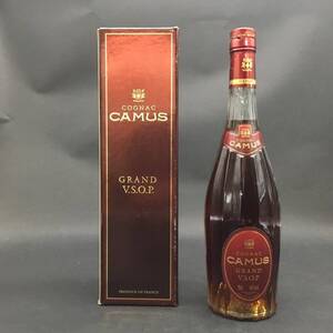 ER0923-20-5 未出品 COGNAC コニャック CAMUS カミュ GRAND VSOP ブランデー フランス 700ml 40% H32.5 W9 80サイズ