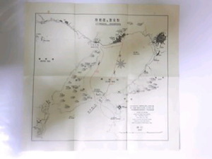 昭和５年　吉野丸周遊航路図　和泉灘及播磨灘　古地図