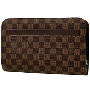 ルイ・ヴィトン Louis Vuitton サンルイ クラッチバッグ 手持ち セカンドバッグ ダミエ ブラウン N51993 メンズ 【中古】