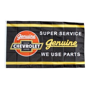 フラッグ 「Chevrolet Super Service」 （シボレースーパーサービス ） 旗 タペストリー バナー ガレージ