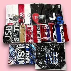 1円 三代目 J SOUL BROTHERS トートバッグ Tシャツ マフラータオル スポーツタオル LIVE TOUR2013 2017 2019 17点まとめ セット 