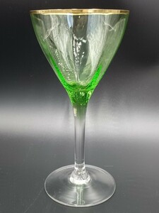 【希少品】Old Baccarat オールドバカラ 金彩ワイングラス