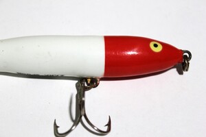 ■s4106 HEDDON ZARA SPOOK 2nd ヘドン ザラスプーク オールド セカンド 希少 プレート rh カット ■