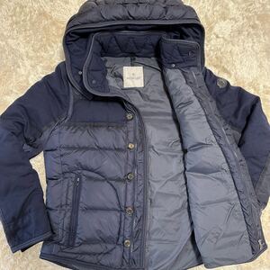 ★未使用級!!希少L相当★モンクレール MONCLER RYAN ライアン フード 取り外し可 ダウンジャケット ブルゾン ブラック 高級感 大きめ 2