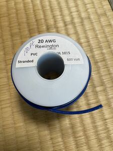 米国製ギター用線材 Remington Industries 20AWG blue内部配線 ¥150/1m