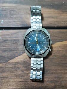 貴重品　SEIKO 5 SPORTS Speed-Timer　オートマチック　クロノグラフ　稼働品　問題あり