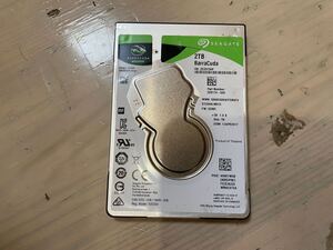 SEAGATE 2TB 2.5インチ HDD 中古 動作品 SATA BARRACUDA 内蔵HDD 外付け利用可 2000GB