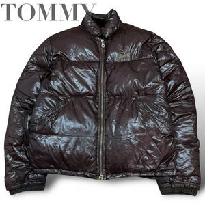 TOMMY　トミーヒルフィガー　ダウン　メンズ　XL　ブラウン　現状品