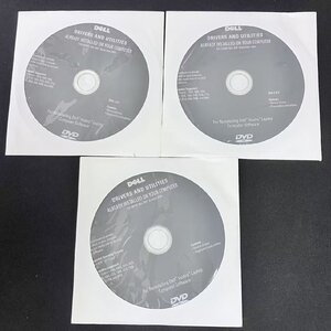 2YXS2479★現状・未開封品★DELL Drivers and Utilities for Dell Vostro Laptop Computer Software 3枚組　訳あり品