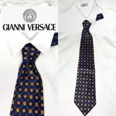 【美品】 Gianni Versace ネクタイ メデューサ