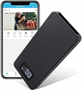 Medium WIFI超小型隠しカメラ スパイカメラ 1080P監視防犯カメラ 暗視 動体検知 上書き録画 10000mAh 2