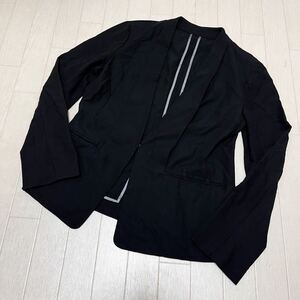 和533★ GREEN LABEL RELAXING UNITED ARROWS グリーンレーベルリラクシング カジュアル ジャケット 40 ブラック レディース