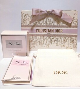新品 Dior ミス ディオール ソープ ボディソープ ブルーミングブーケ 100g 巾着 ラッピング 香水 サンプル 固形 石鹸 せっけん
