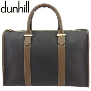 ダンヒル ボストンバッグ トラベルバッグ メンズ ヘリンボーン dunhill 中古