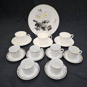 x/x/x/E021-628/食器まとめ　Noritake　ノリタケ　カップ＆ソーサー 2種 6客/3客　大プレート　茶器　