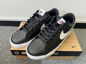 ★ 1円スタート　未使用品　NIKE　ナイキ　スニーカー　25.5cm　DH3162-001 COURT LEGACY NN BLACK/WHITE NOIR/BLANC　箱付き