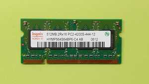  hynix ノート用メモリ PC2-4200S 512MB DDR2-533 【送料込み】