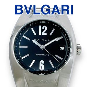 ブルガリ BVLGARI エルゴン EG35S 自動巻き オートマ AUTO AUTOMATIC デイト ブラック 黒 ボーイズ メンズ レディース 時計 ブランド