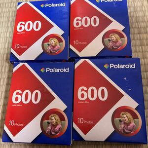 Polaroid ポラロイド600高感度フィルム 4パックセット