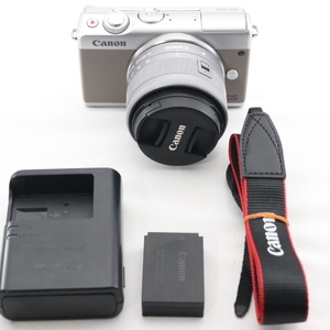 Canon ミラーレス一眼カメラ EOS M100 EF-M15-45 IS STM レンズキット(グレー)