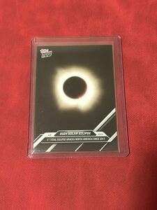 2024 Topps Now Solar Eclipse 皆既日食　野球カード　toppsカード　①